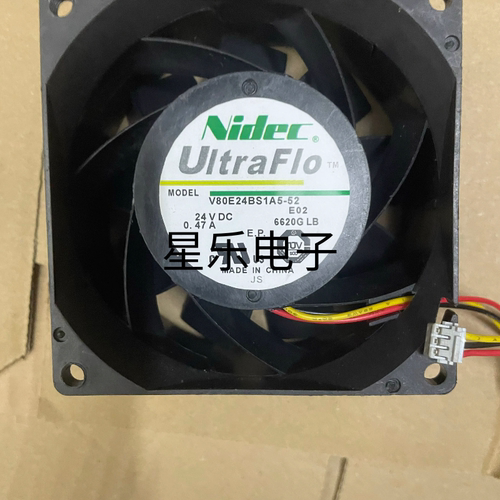 耐施德ATV610 ATV630变频器风扇V80E24BS1A5-52 8cm 24v 0.47A