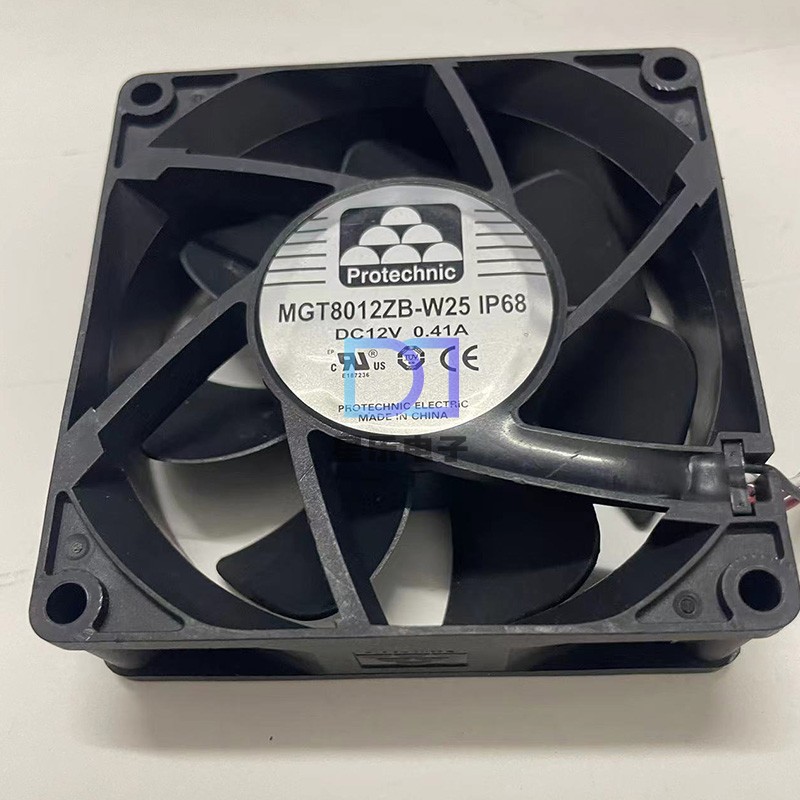 MAGIC永立 MGT8012YB/ZB/XB-W25/O25 DC12V 8025散热风扇IP68防水