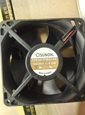 KDE2412PMS2-6A原装台湾建准SUNON12038 24V 5.5W变频器冷却风扇
