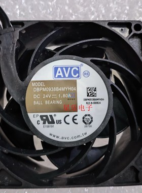 原装AVC DBPM0938B4MYH04 24V 1.8A4线防水PWM变频光伏逆变风扇