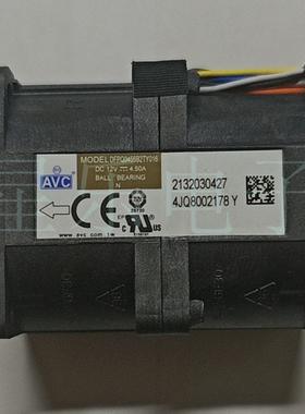 原装全新 AVC DFPQ0456B2TY016 DC12V 4.50A  高转速暴力散热风扇