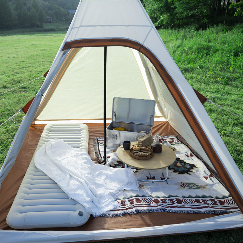 探险者印第安户外帐篷轻奢营地露营防雨装备搭建3-4人野营野餐
