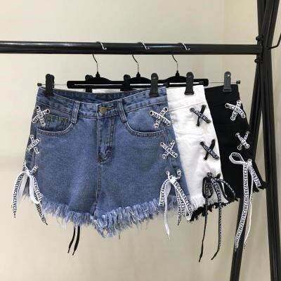 2017黑色新款显瘦包臀热裤低腰宽松超短裤性感牛仔女夏三分裤在类目 女装/女士精品, 牛仔裤中 - 来自Buy2taobao.com提供专业的淘宝代购服务