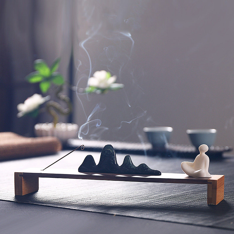 实木线香插香炉熏香檀香炉禅意家用室内客厅书房茶道便携香座摆件,家居饰品,香薰炉,淘宝优惠券,粉丝福利购,淘宝优惠卷