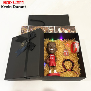 杜兰特手办公仔人偶模型玩偶车载摆件篮球纪念品礼盒周边生日礼物