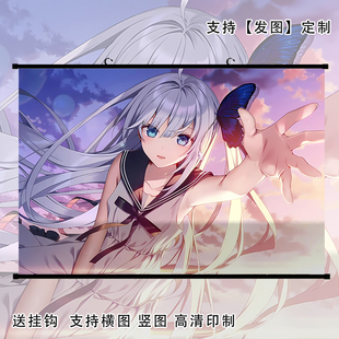 GINKA银花海报挂画周边流星壁纸二次元动漫游戏Galgame定制墙贴画