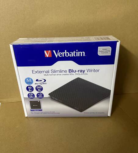 威宝66717外置dvd 蓝光刻录机3.2USB接口 支持100G外置刻录机