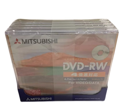 三菱可擦写DVD光盘 MITSUBISHI空白-RW重复反复用空白刻录光碟