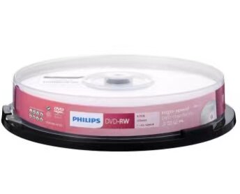 原装正品PHILIPS/飞利浦4XDVD+RW 可擦写DVD刻录光盘空白dvd