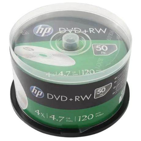 HP惠普DVD+RW 可插写 4.7G 4X可插写重复使用空白刻录盘 50片装