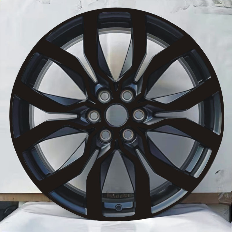 适用于凯迪拉克XT5蜂鸟款轮毂贴20寸XT6花瓣款防水防划痕全黑车贴