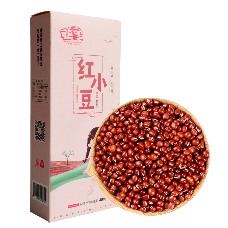 河北省阳原县 红小豆400g盒装 - 实物图