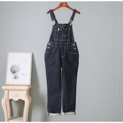 拉系列女时尚牛仔背带裤连体裤