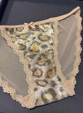 [M Z]豹纹真的封神、豹纹款野性又性感纯欲并存~蕾丝小心机内内