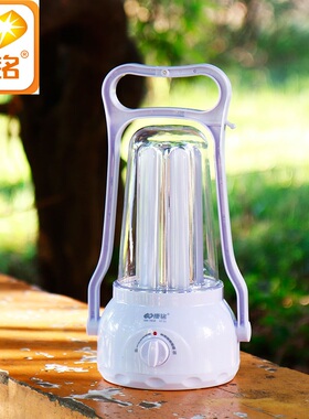 康铭783D帐篷灯 LED可充式手提DC接口应急野营地摊灯783马灯