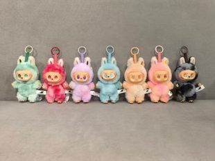 网红拉布布毛绒公仔挂件钥匙扣夹子机扭蛋机盲盒机专用礼品玩具