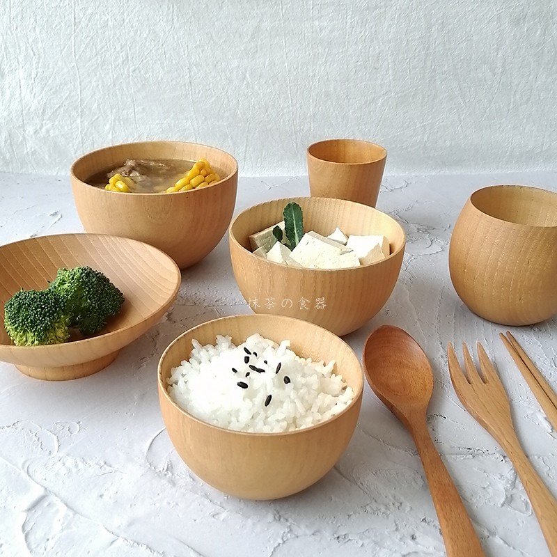 实木碗木杯米饭碗情侣酸枣木木质