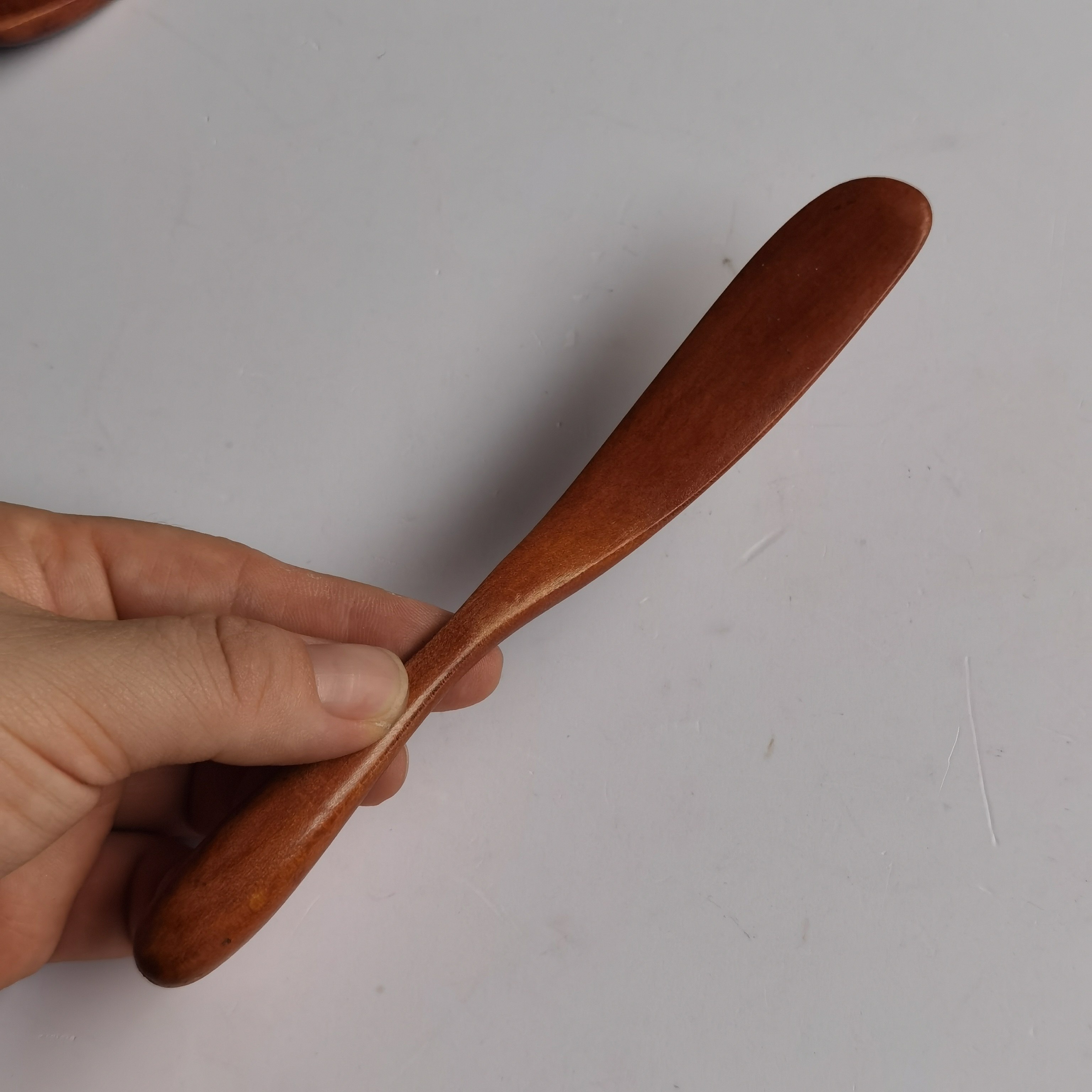 家用木质果酱刀面包抹刀食品烘焙木质器具面膜刀