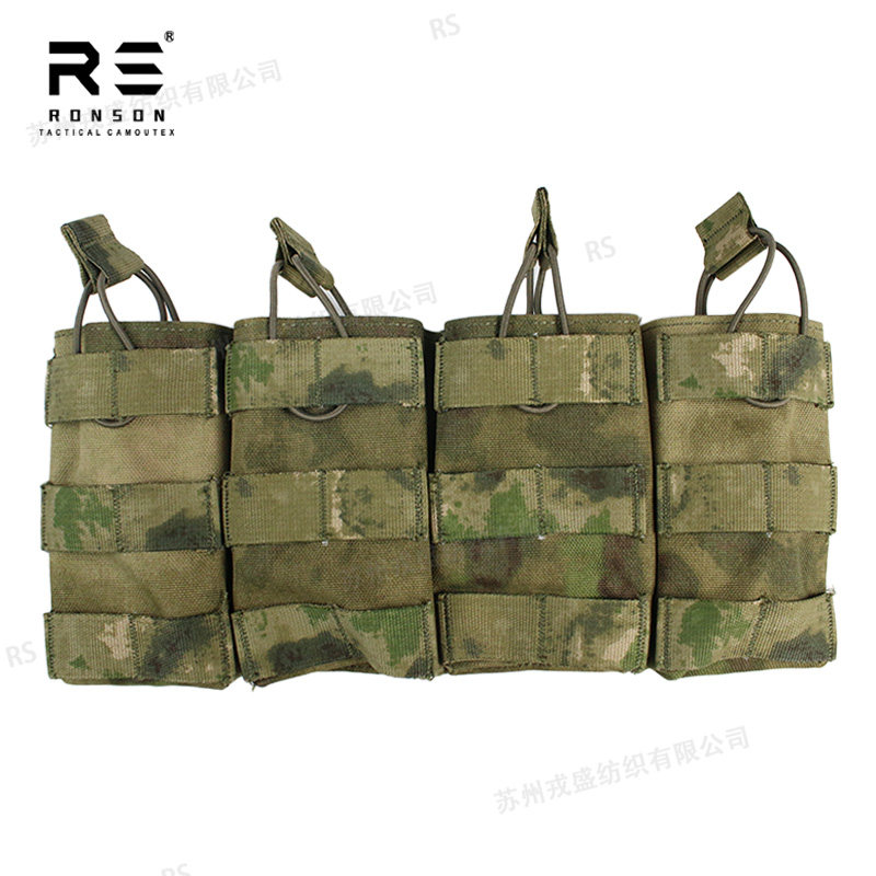 戎盛四联弹匣包MC绿废墟迷彩户外wargame装备包战术背心MOLLE副包