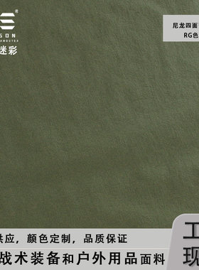 戎盛75D尼龙四面弹橘皮布料RG色