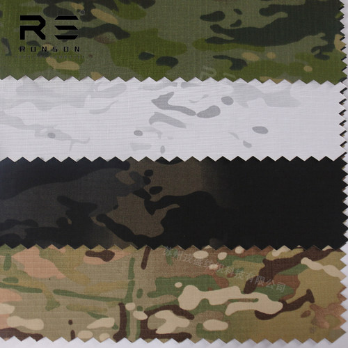 RONSON戎盛MC迷彩涤棉格子布料