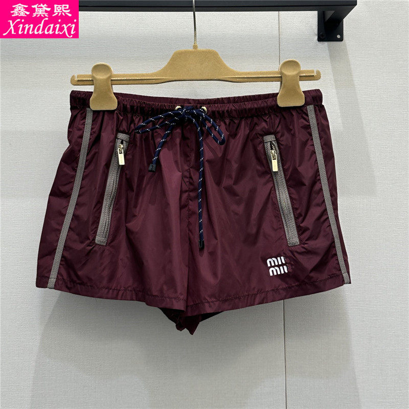 鑫黛熙2026春季新款运动速干高腰短裤女松紧腰抽绳拉链口袋休闲裤,女装/女士精品,短裤,淘宝优惠券,粉丝福利购,淘宝优惠卷