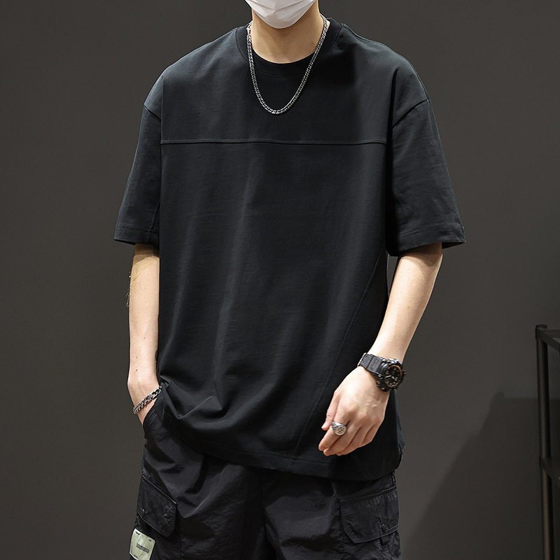重磅280G零缩力凉感科技结构设计款2025男短袖T桖男潮