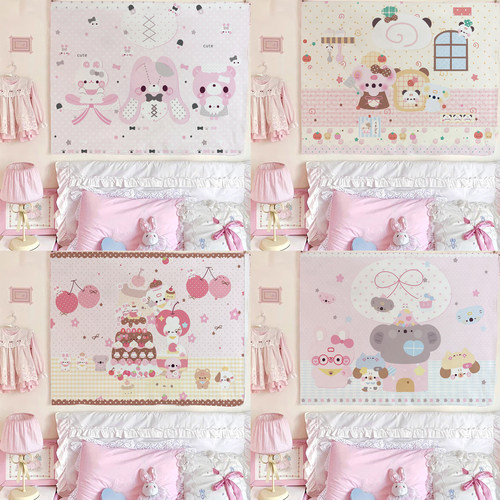 卧室房间床头背景布出租屋装饰布