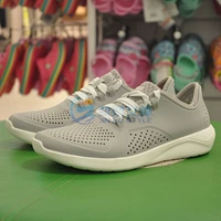Crocs, спортивная легкая повседневная обувь подходит для пеших прогулок со шнурками