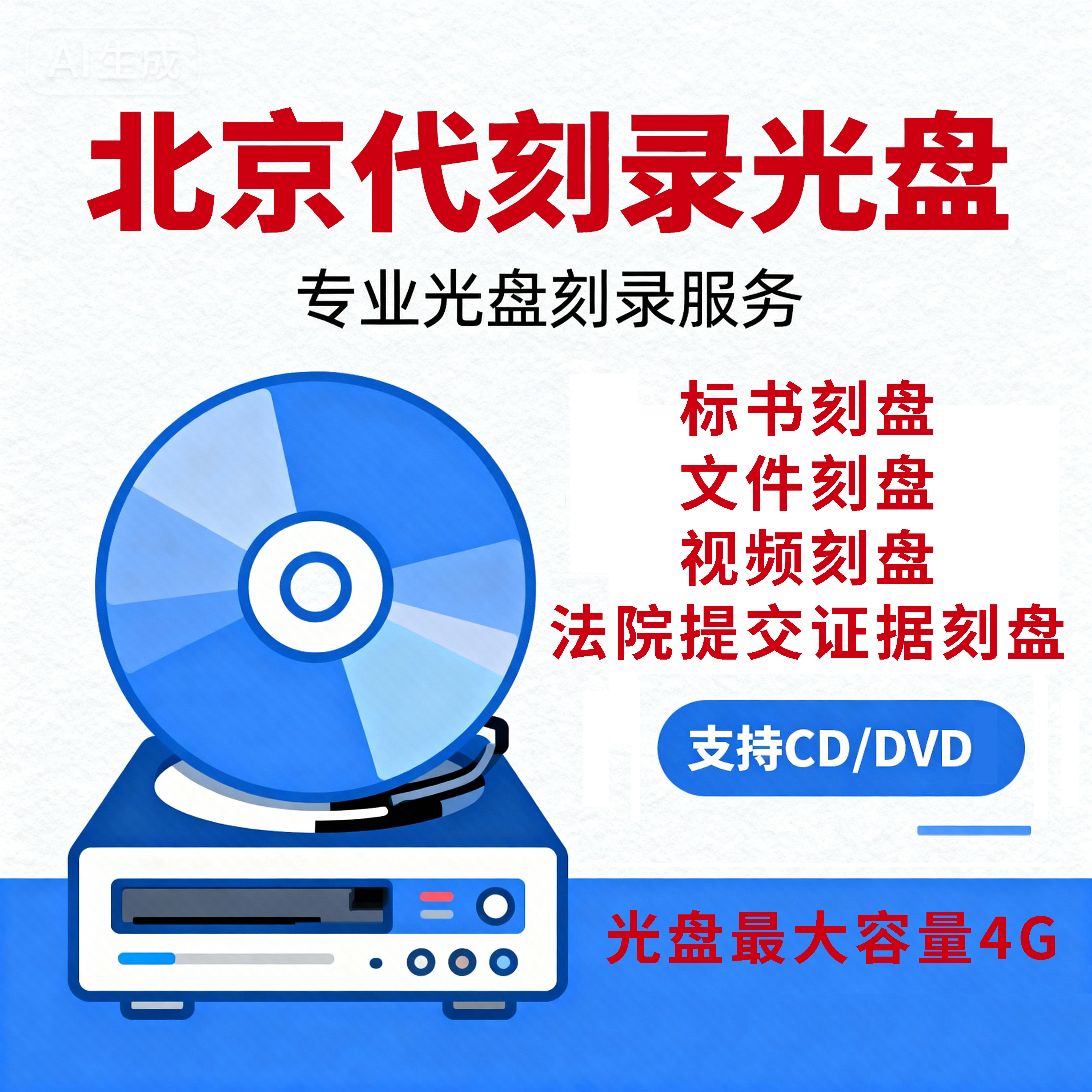 北京代刻盘标书文件信息等刻盘