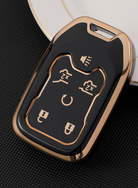 严选跨境GMC钥匙套适用雪佛兰汽车Silverado钥匙tpu全包保护壳