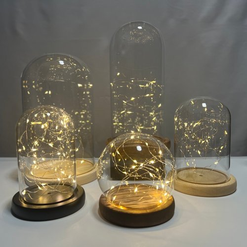 高硼硅玻璃发光田园客厅店铺