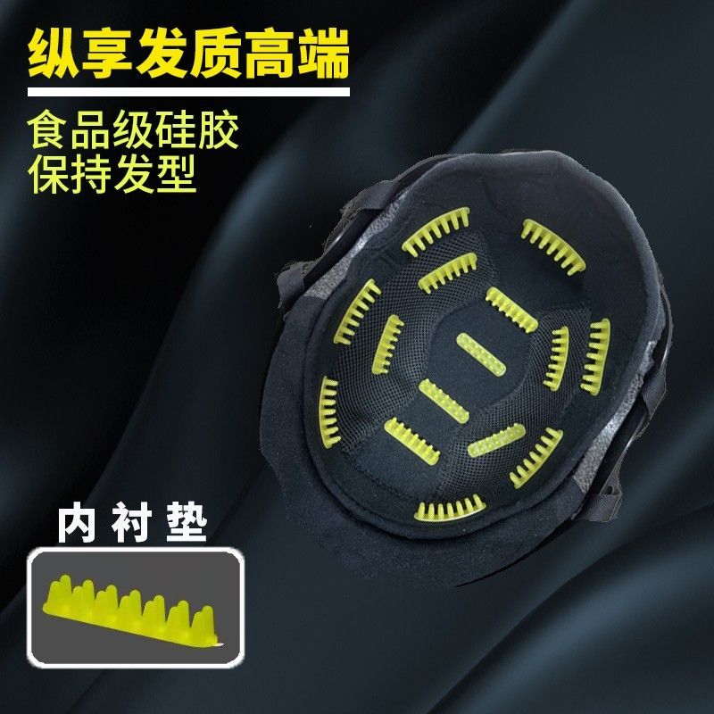 头盔内衬垫不压头发改小戴帽子安全帽摩托车防吹乱不压不乱前额夏