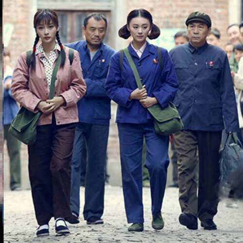70年农民生产队干活服装演出服复古女装80年代老式农村衣服怀旧