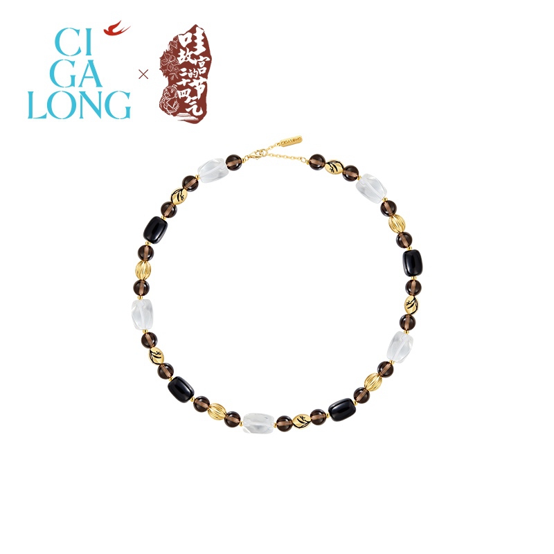 李斯丹妮同款CIGALONG龙梓嘉兰花灯笼项链手链新中式珠宝圣诞礼物