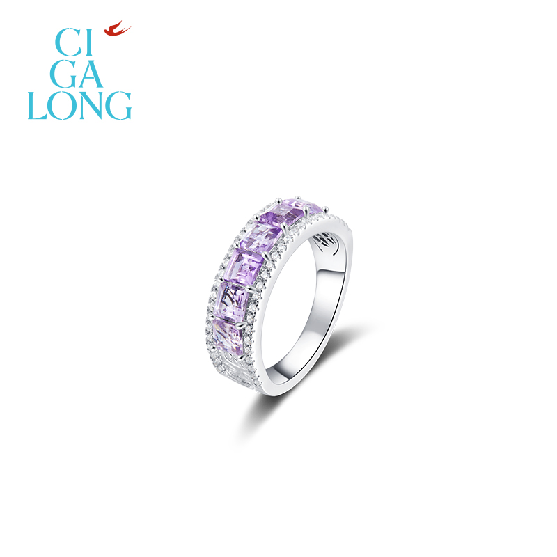 CIGALONG龙梓嘉葡萄叶橄榄石戒指翡冷翠Firenze原创新中式珠宝