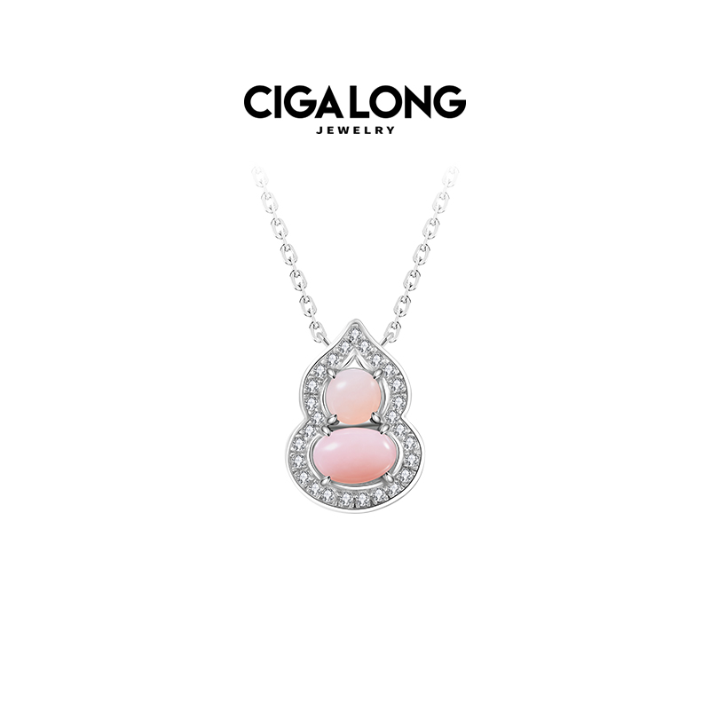 CIGALONG龙梓嘉小葫芦福禄蛋白石戒指项链耳钉新中式珠宝礼物