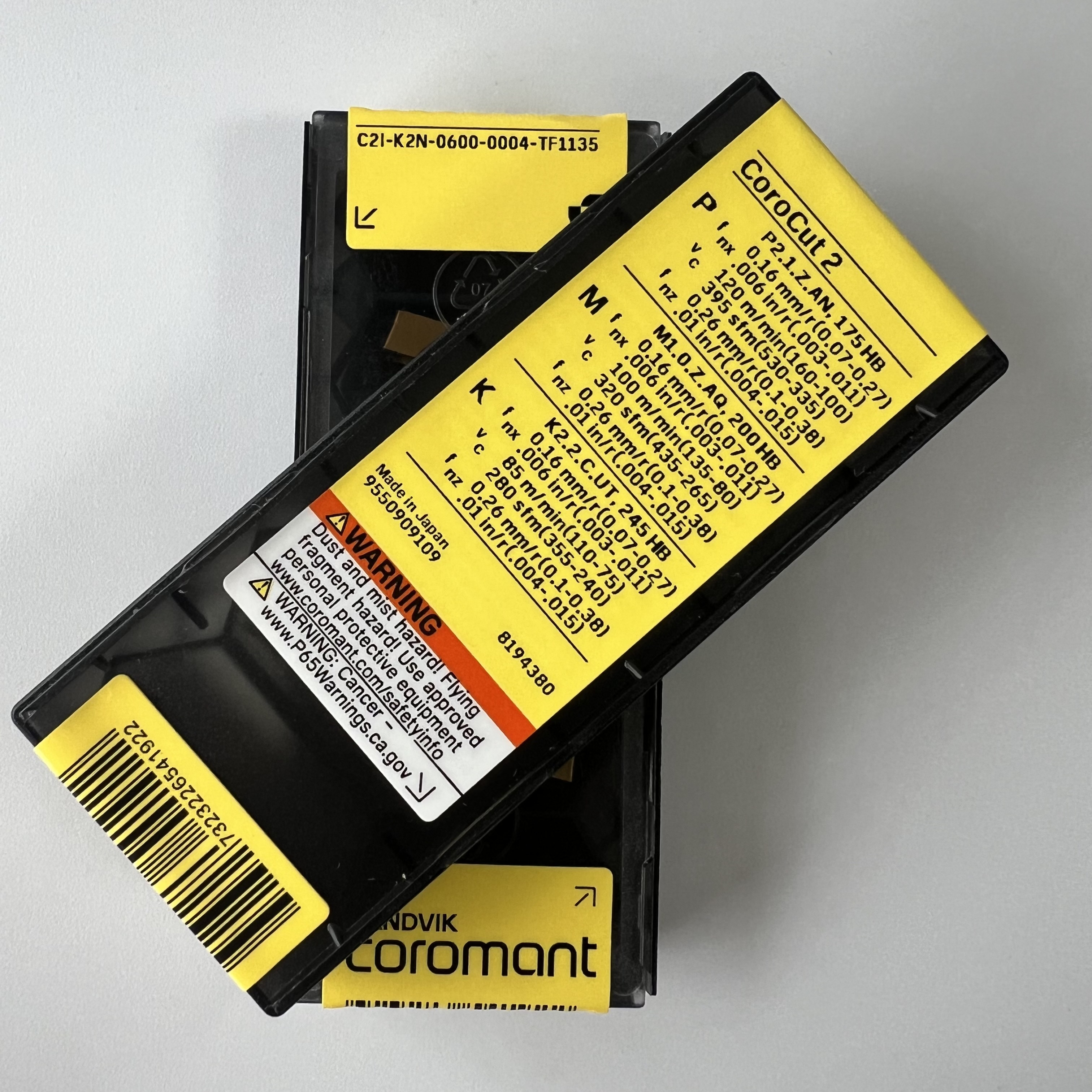 C2I-K2N-0600-0004-TF 1135 硬质合金车刀 5Pcs