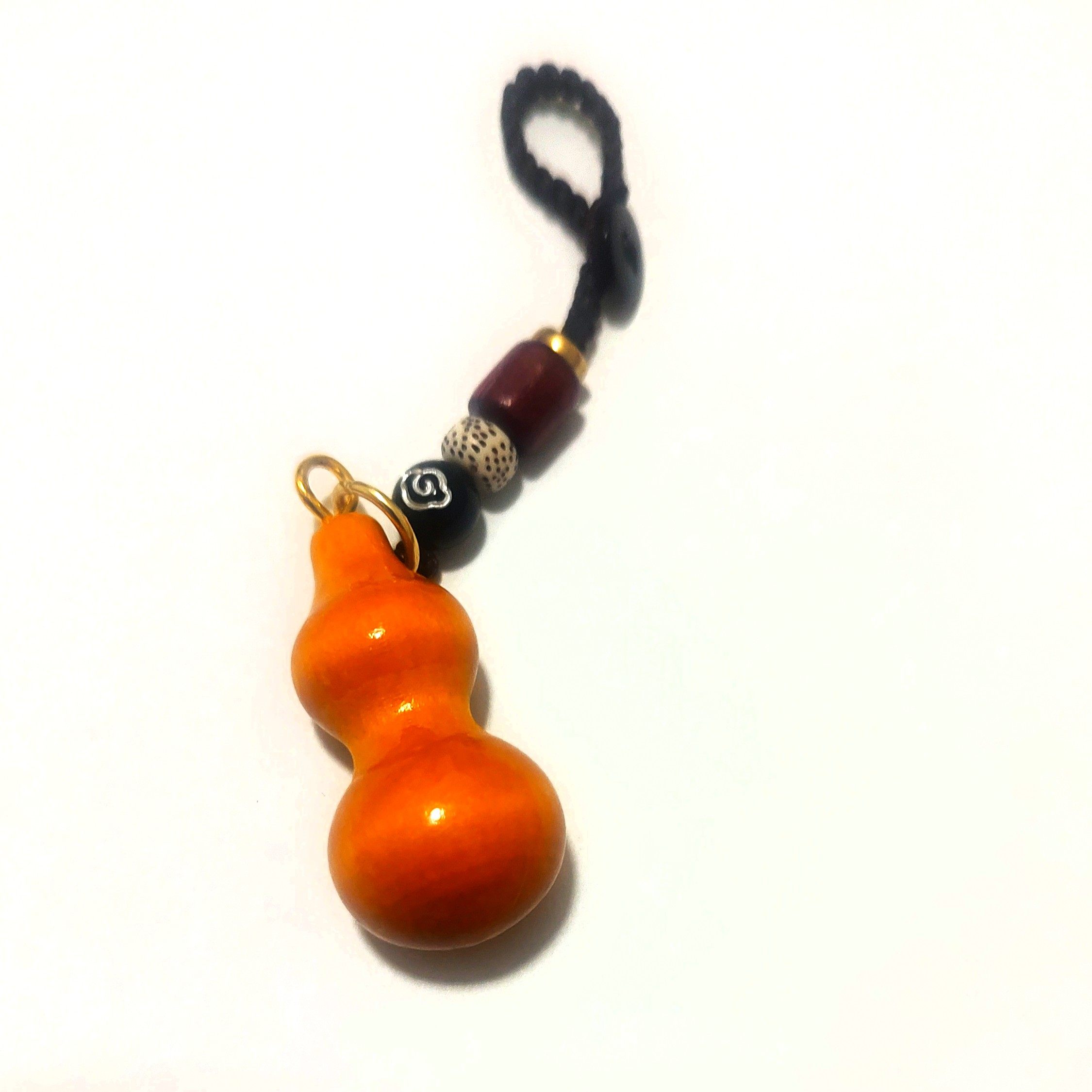 手工桃木葫芦钥匙扣挂件手机链挂饰汽车竹鞭钥匙挂件