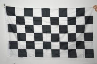 4号90*150CM赛车旗终点旗黑白格子红白格子F1赛车旗帜可以定做