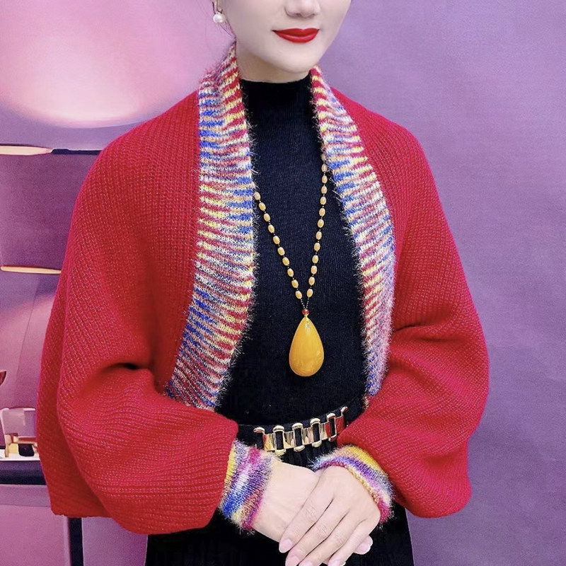 秋冬百搭外搭高端披肩女2024新款保暖针织蝙蝠袖外套时尚洋气高档,服饰配件/皮带/帽子/围巾,围巾/丝巾/披肩,淘宝优惠券,粉丝福利购,淘宝优惠卷