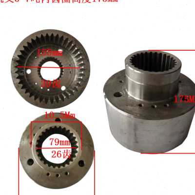 叉车配件 杭叉合力龙工510吨驱动桥行星架内齿圈制动鼓套件驱动k