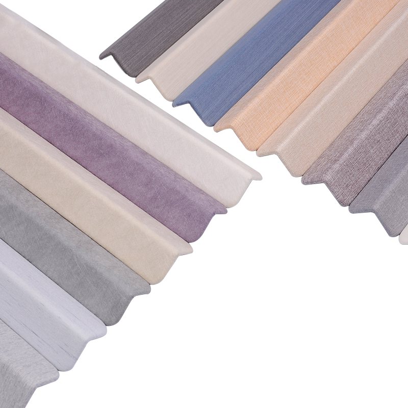 墙布软包护角条阳角贴护墙角纯色布艺墙角保护条免打孔墙纸防撞条