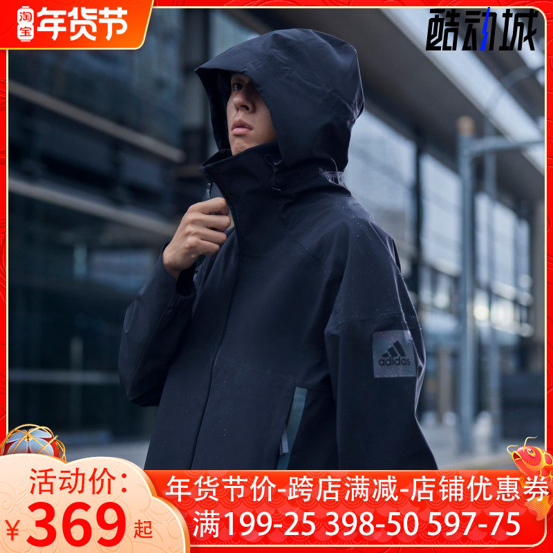 adidas MYSHELTER Rain Jacket - Black | adidas UK