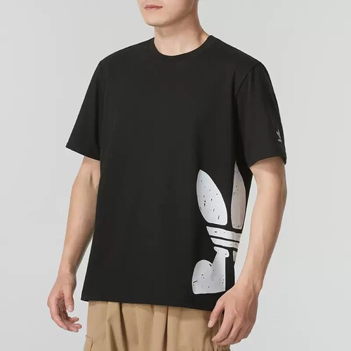 阿迪达斯三叶草男装运动短袖