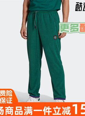 阿迪达斯三叶草男裤2022冬季新款加绒保暖运动长裤 II8481 II8480