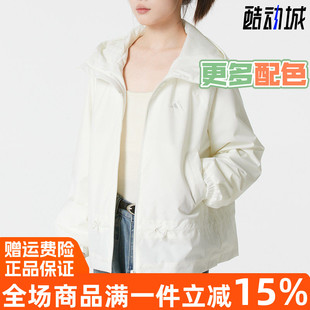 Adidas阿迪达斯女子外套2026春季新款保暖休闲加绒连帽夹克KS2809