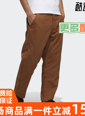 阿迪达斯三叶草男裤2021春季新款运动休闲直筒长裤 H07085 H07086