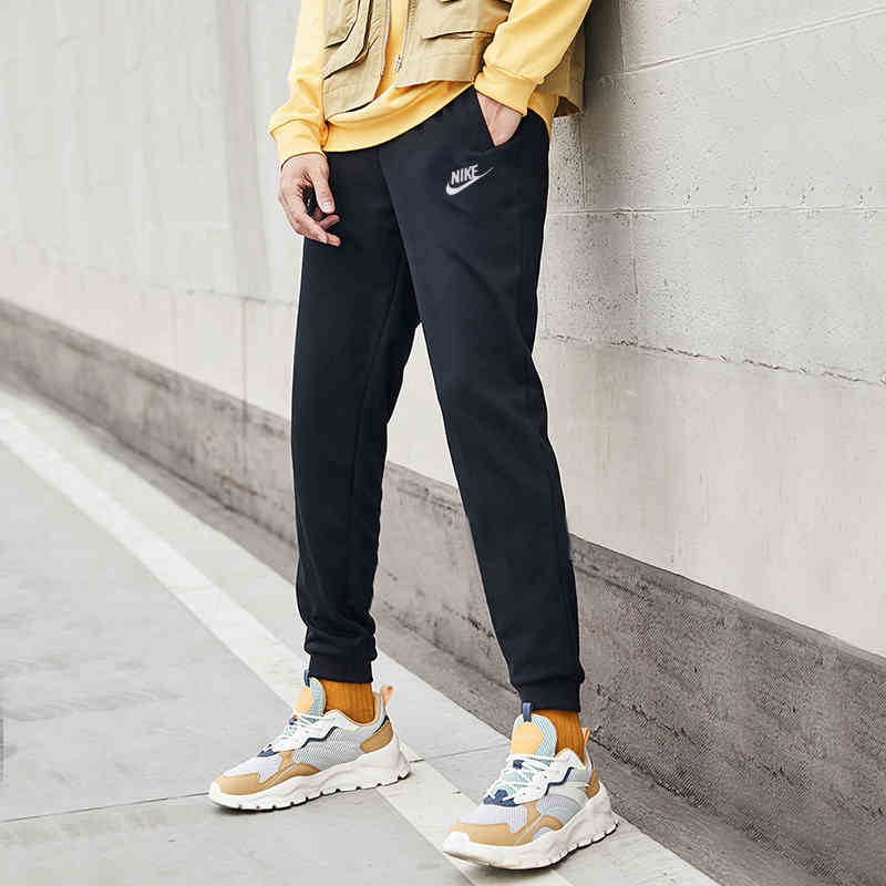 Nike耐克男裤2023夏季新款运动休闲修身小腿裤收口长裤BV2763-010