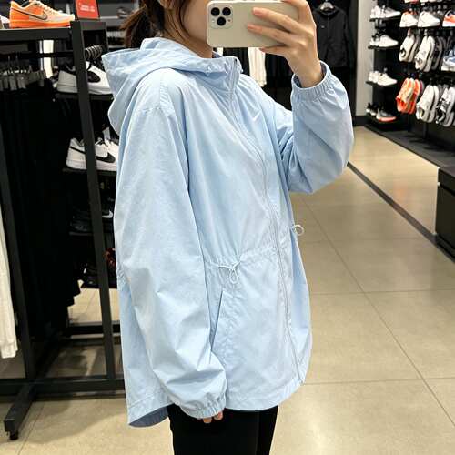 NIKE耐克女子外套2026夏季新款梭织夹克连帽防风衣IF1167-104-412